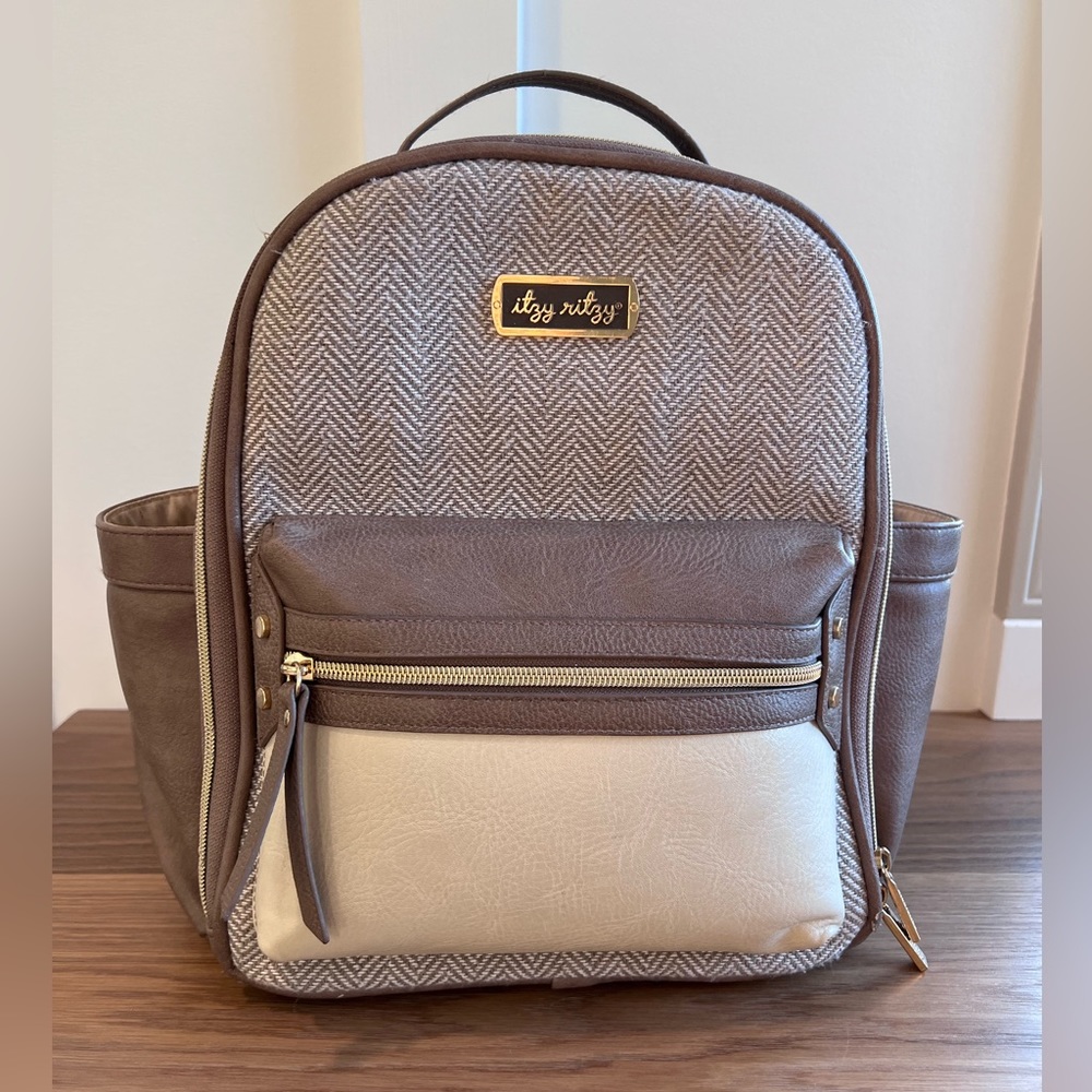 Itzy Ritzy Mini Diaper Bag Vanilla Latte